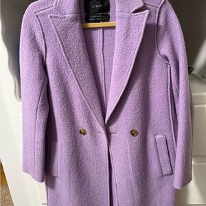 J. Crew Women's Lilac Trench Coat